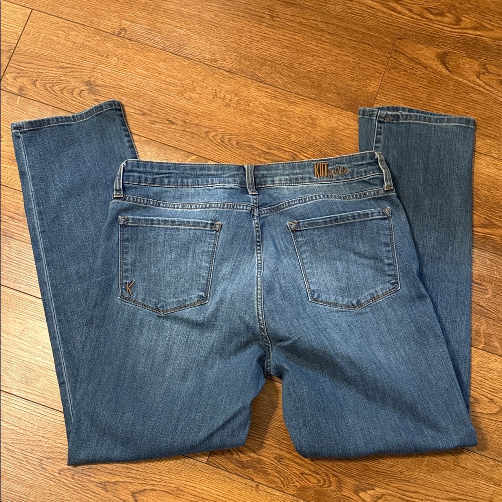 Kut from the Kloth Women's Straight Leg Jeans - Medium Blue